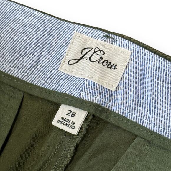 J. Crew Womens Slim Boyfriend Chino Ankle Length Pants Size 28 Army Green - Picture 4 of 11